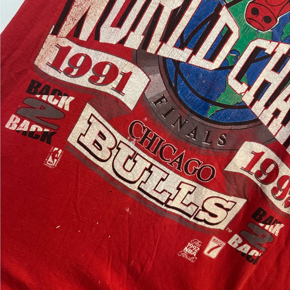 Vintage Chicago Bulls Red Graphic Tee
